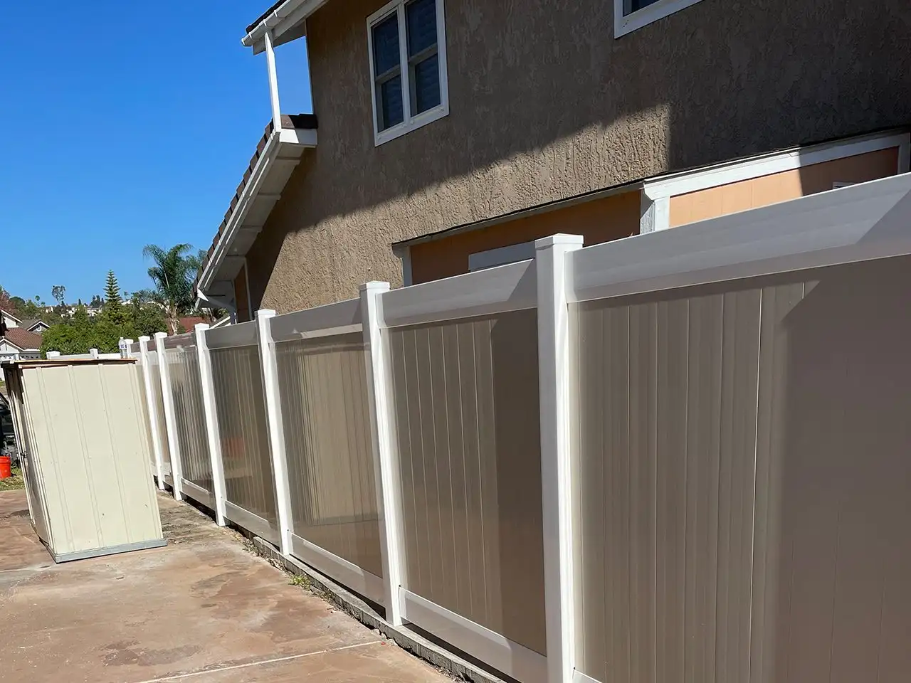 vinyl fence installation near me photo