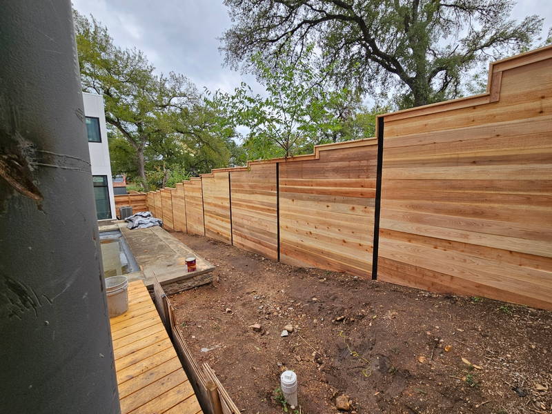 privacy fence installation TX photo
