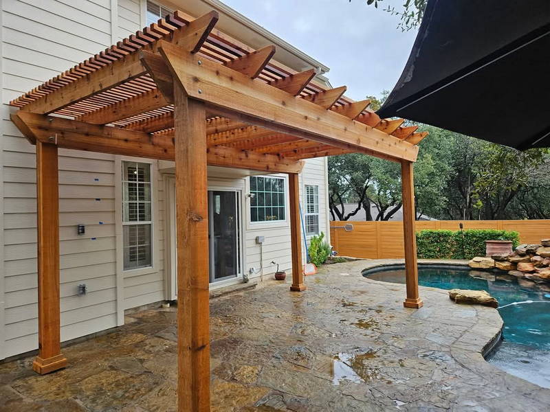 privacy fence installation TX photo