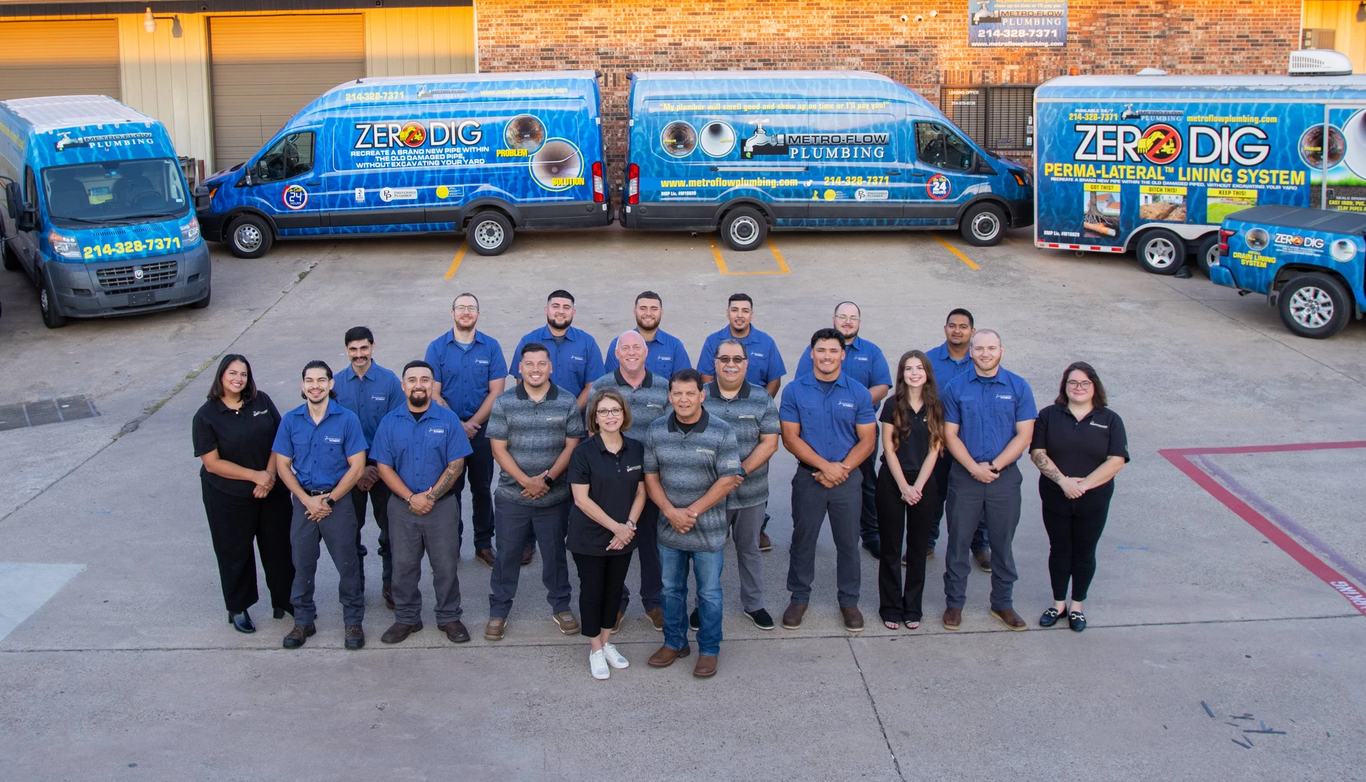 Dallas sewer line repair photo