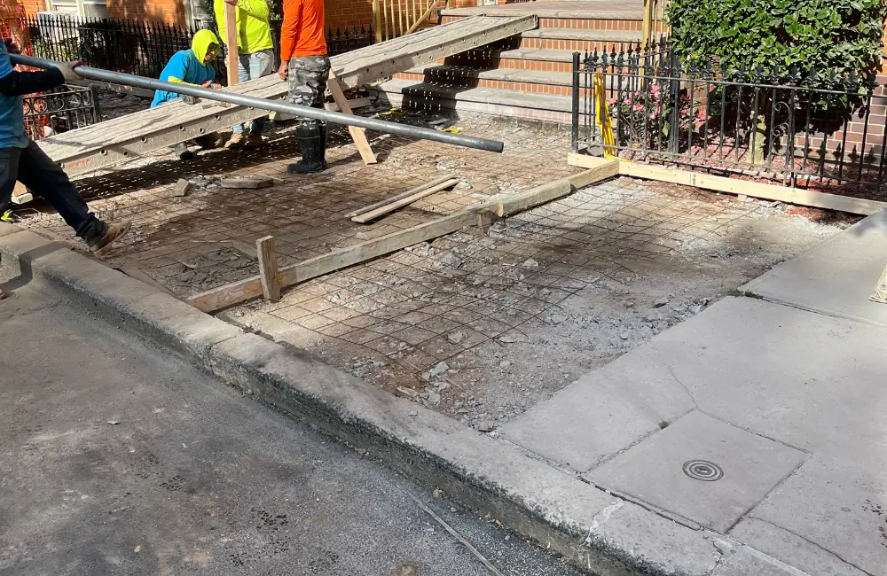 paver installation New York photo