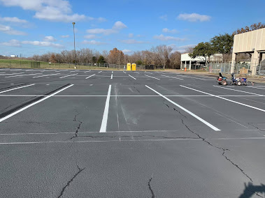 emergency lot striping Garland photo