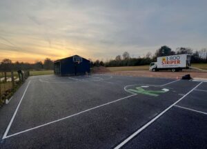 temporary striping Queens photo