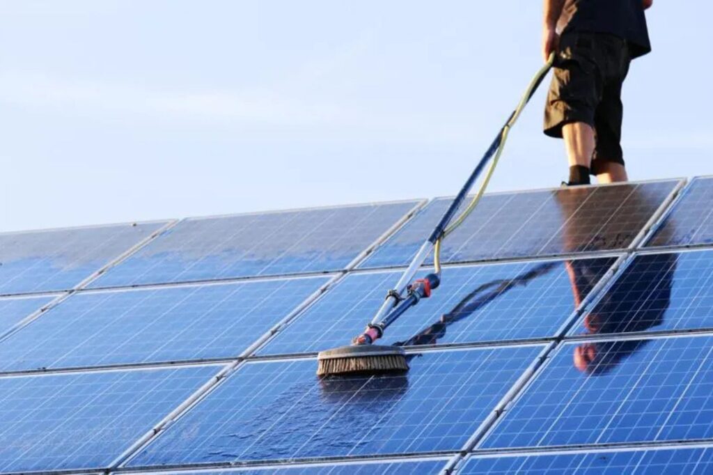 soft wash roof cleaning Santa Clara photo