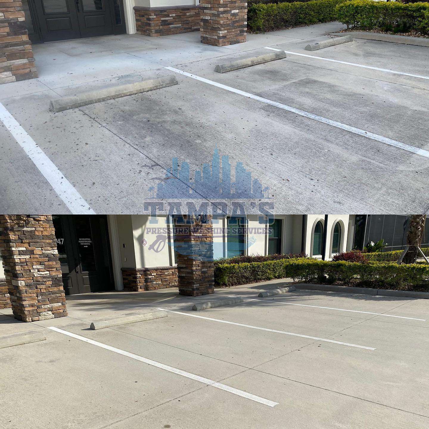 driveway pressure washing Tampa photo
