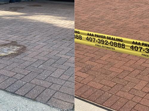 paver stain treatment Central Florida photo