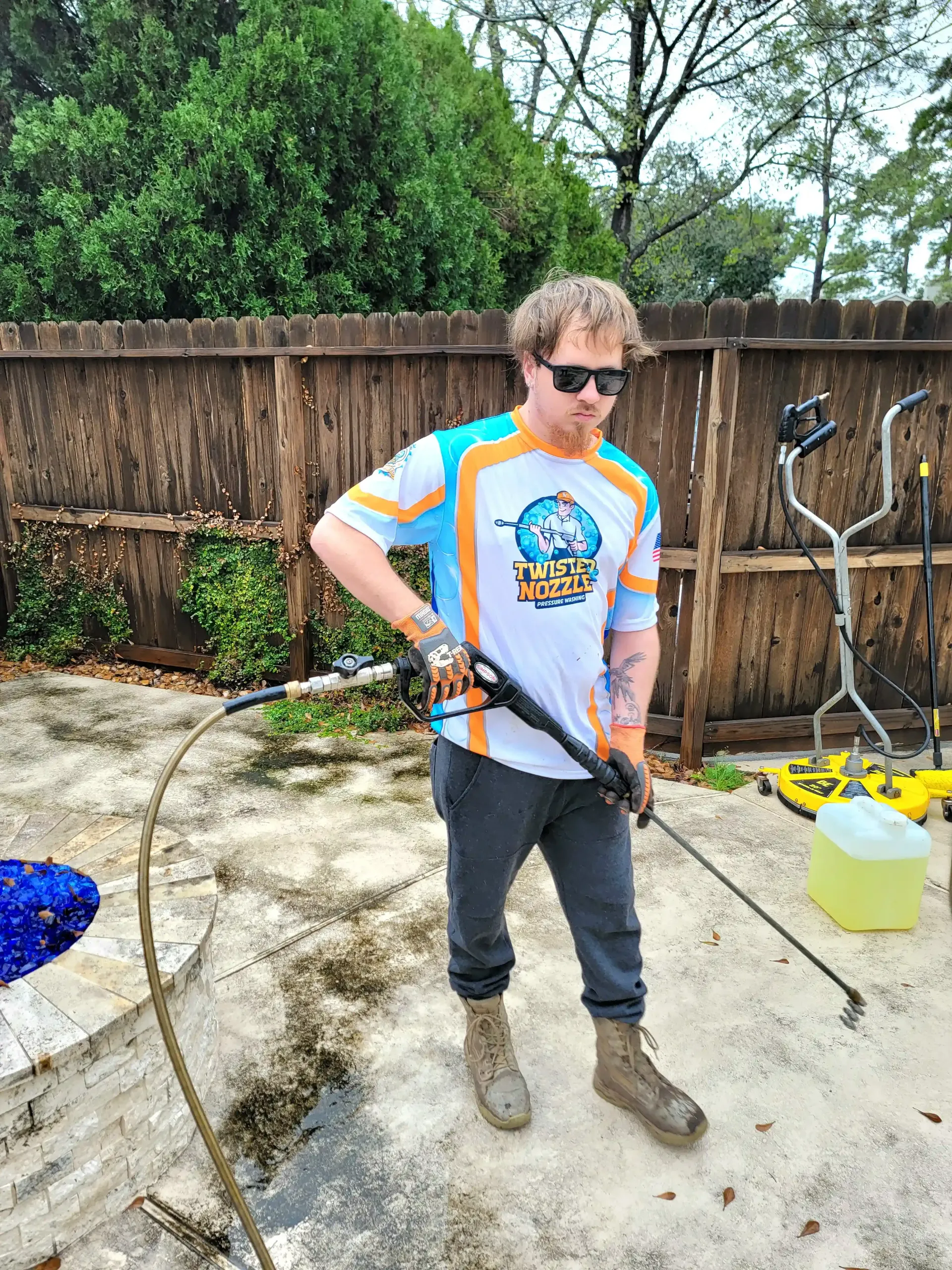 concrete cleaning Montgomery, TX photo