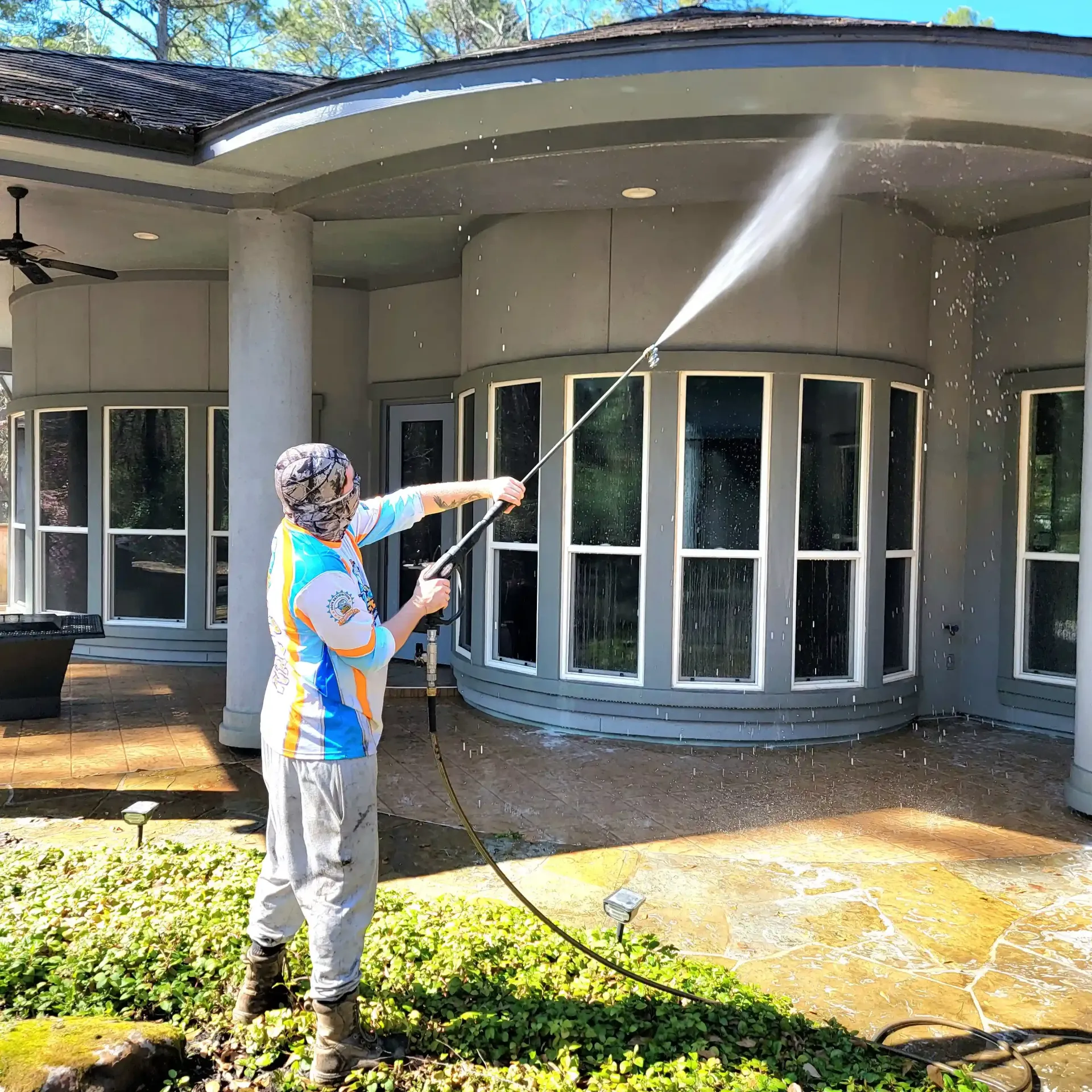 concrete cleaning Montgomery, TX photo