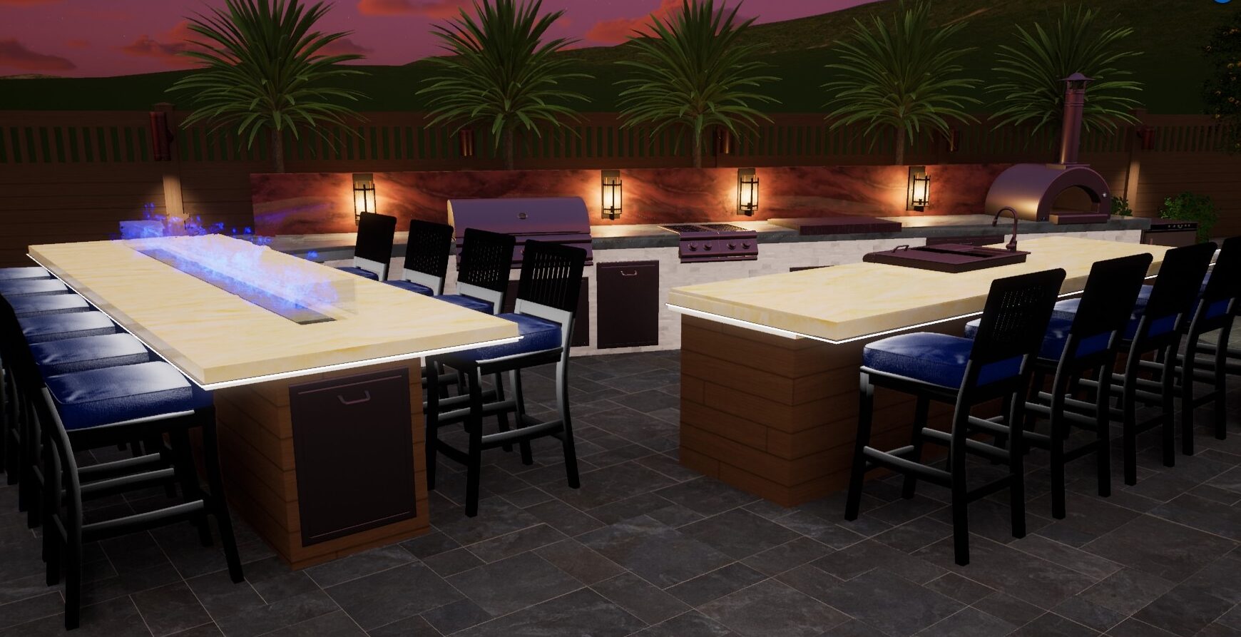 hardscape landscape construction in Los Altos