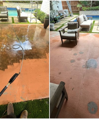 dumpster pad cleaning DFW photo