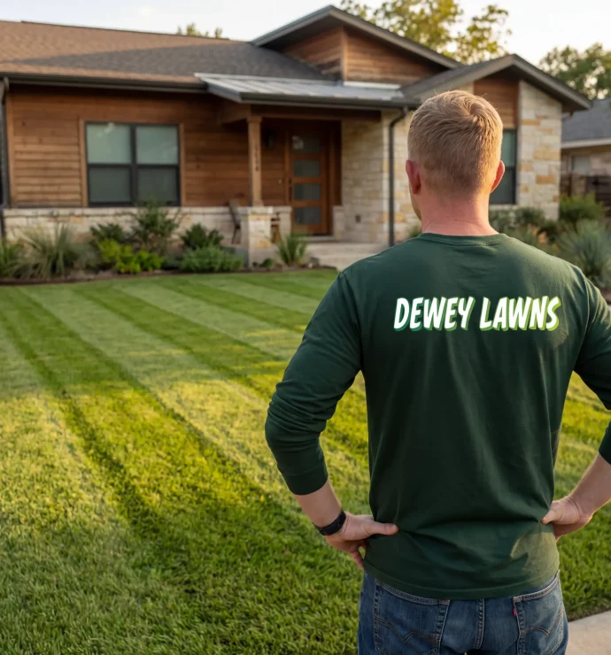 seasonal lawn care Austin photo