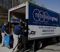 burst pipe water damage Atlanta photo